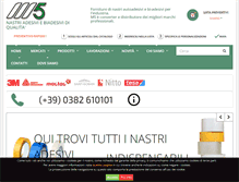 Tablet Screenshot of m5biadesivi.com